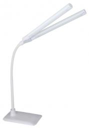 Camelion KD-794  C01 белый LED(Свет-к наст.,10 Вт, 2 плаф.,230В, сенс.вкл-е, 4 ур.ярк,4000К)