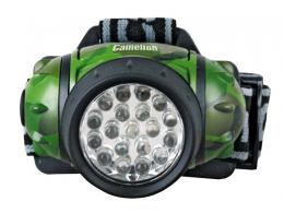 Camelion LED5313-19F4ML (фонарь налобн камуфляж, 19LED, 4 реж, 3XR03 в компл, пласт, блист)