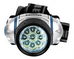 Camelion LED5317-9Mx   (фонарь налобн, металлик,9 ультра ярк LED,4 реж, 3XR03 в компл, пласт, блист)