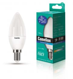 Camelion LED8-C35/865/E14 (Эл.лампа светодиодная 8Вт 220В)