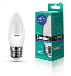 Camelion LED8-C35/865/E27 (Эл.лампа светодиодная 8Вт 220В)