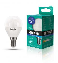 Camelion LED8-G45/865/E14 (Эл.лампа светодиодная 8Вт 220В)