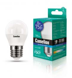 Camelion LED8-G45/865/E27 (Эл.лампа светодиодная 8Вт 220В)