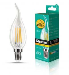 Camelion LED7-CW35-FL/830/E14 (Эл.лампа светодиодная 7Вт 220В)