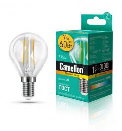 Camelion LED7-G45-FL/830/E14 (Эл.лампа светодиодная 7Вт 220В)