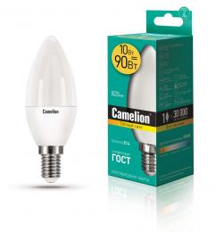 Camelion LED10-C35/830/E14 (Эл.лампа светодиодная 10Вт 220В)