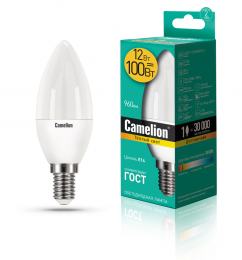 Camelion LED12-C35/830/E14 (Эл.лампа светодиодная 12Вт 220В)