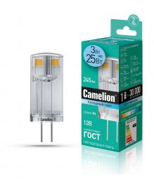 Camelion LED3-G4-JC-NF/845/G4 (Эл.лампа светодиодная 3Вт 12В AC/DC)