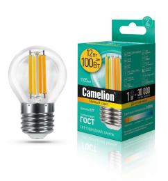 Camelion LED12-G45-FL/830/E27  (Эл.лампа светодиодная 12Вт 220В)