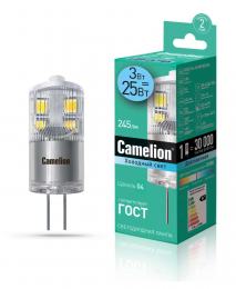 Camelion LED3-G4-JD-NF/845/G4  (Эл.лампа светодиодная 3Вт 220В)