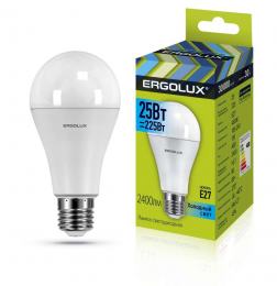 Ergolux LED-A65-25W-E27-4K (Эл.лампа светодиодная ЛОН 25Вт E27 4500K 180-240В)