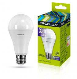 Ergolux LED-A70-30W-E27-6K (Эл.лампа светодиодная ЛОН 30Вт E27 6500K 180-240В)