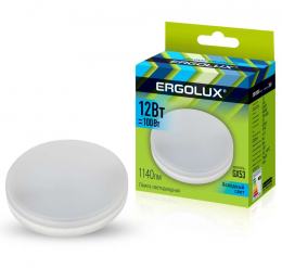 Ergolux LED-GX53-12W-GX53-4K (Эл.лампа светодиодная 12Вт GX53 4500К 180-240В)