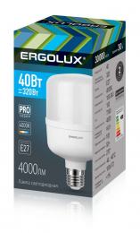 Ergolux LED-HW-40W-E27-4K серия PRO (Эл.лампа светодиодная 40Вт E27 4500К 150-260В)