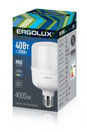 Ergolux LED-HW-40W-E27-6K серия PRO (Эл.лампа светодиодная 40Вт E27 6500К 150-260В)