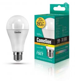 Camelion LED20-A65/830/E27 (Эл.лампа светодиодная 20Вт 220В)