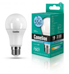 Camelion  LED7-A60/845/E27 (Эл.лампа светодиодная 7Вт 220В)