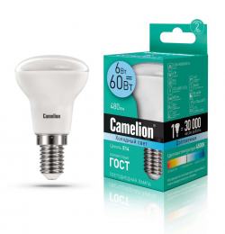 Camelion LED6-R50/845/E14 (Эл.лампа светодиодная 6Вт 220В)