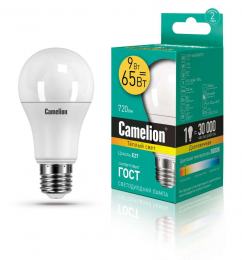 Camelion  LED9-A60/830/E27 (Эл.лампа светодиодная 9Вт 220В)