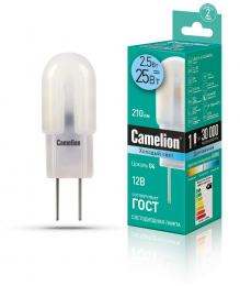 Camelion LED2.5-JC-SL/845/G4 (Эл.лампа светодиодная 2.5Вт 12В AC/DC)