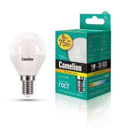 Camelion LED8-G45/830/E14 (Эл.лампа светодиодная 8Вт 220В)