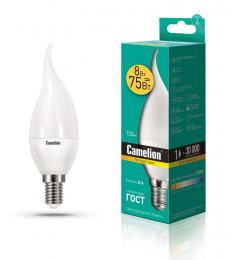 Camelion LED8-CW35/830/E14 (Эл.лампа светодиодная 8Вт 220В)