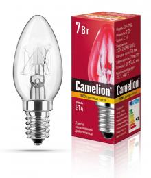 Camelion DP-704 (Зап.лампа накаливания для ночников, прозрачная, BL-4, 220V, 7W, Е14)