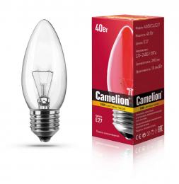 MIC Camelion 40/B/CL/E27 (Эл.лампа накал.с прозрачной колбой, свеча)