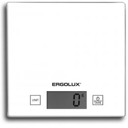 ERGOLUX ELX-SK01-С01 белые (весы кухонные до 5 кг, 150*150 мм)