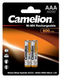 Camelion   AAA- 600mAh Ni-Mh BL-2 (NH-AAA600BP2, аккумулятор,1.2В)