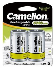 Camelion  D- 4500mAh Ni-Cd BL-2 (NC-D4500BP2, аккумулятор,1.2В)