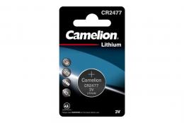 Camelion CR2477 BL-1 (CR2477-BP1, батарейка литиевая,3V)