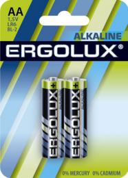 Ergolux  LR6 Alkaline BL-2 (LR6 BL-2, батарейка,1.5В)