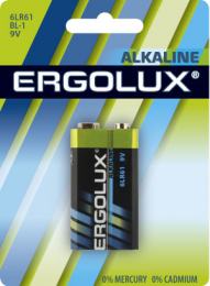 Ergolux..6LR61 Alkaline BL-1 (6LR61 BL-1, батарейка,9В)